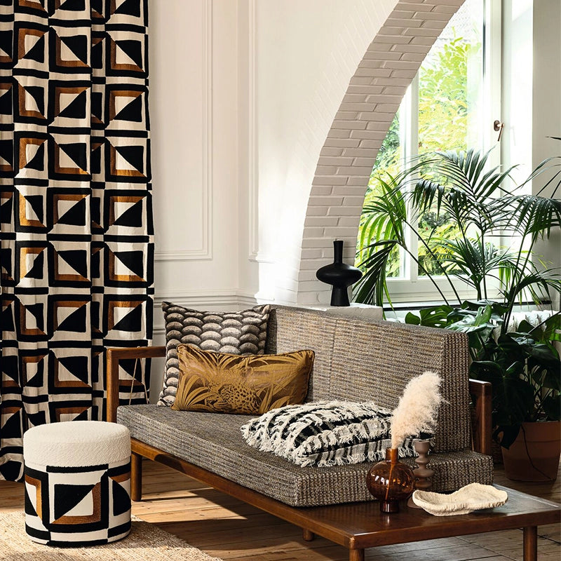 Ray of Light – edler Design-Vorhang blickdicht nach Maß mit grafischem Muster