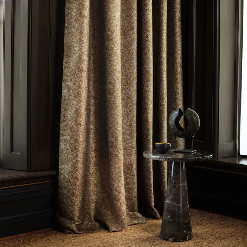 Shiri – eleganter blickdichter Design-Vorhang nach Maß mit luxuriösem Metallic-Garn