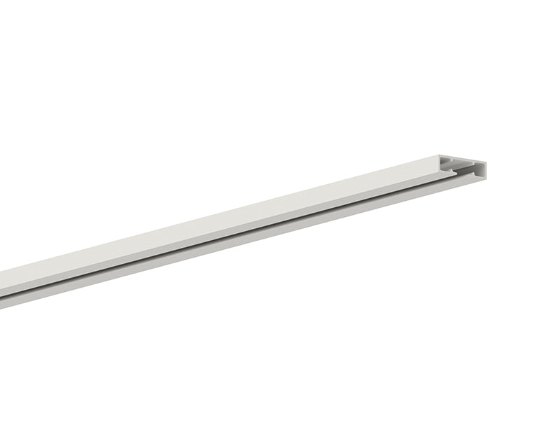 MHZ 01-2354 – schmale 1-läufige Gardinenschiene mit optionalem Schnurzug Deckenmontage