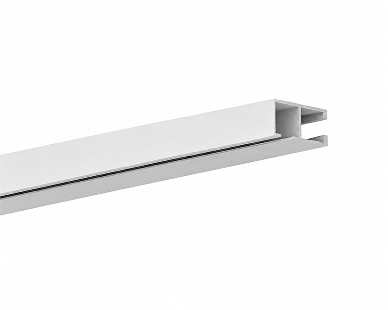 MHZ 01-2404 – flache 1-läufige Objektschiene Outdoor Aluminium zur Deckenmontage