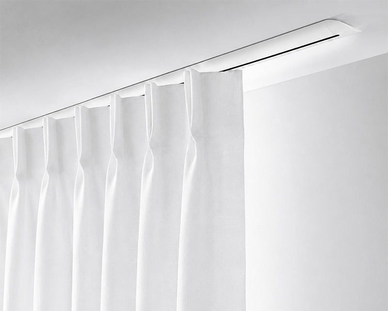 Interstil W6.2 Pur – ultraflache Design Gardinenschiene 1-läufig zur Deckenmontage