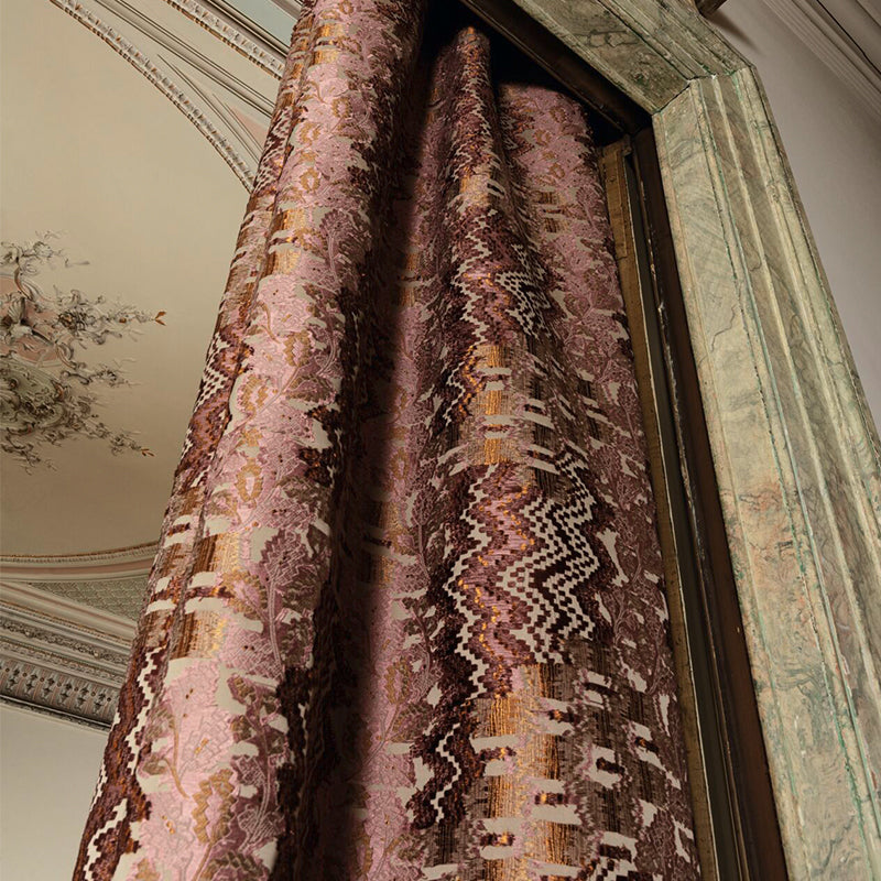 Elysian – luxuriöser Design-Vorhang nach Maß mit schimmerndem Jacquardmuster