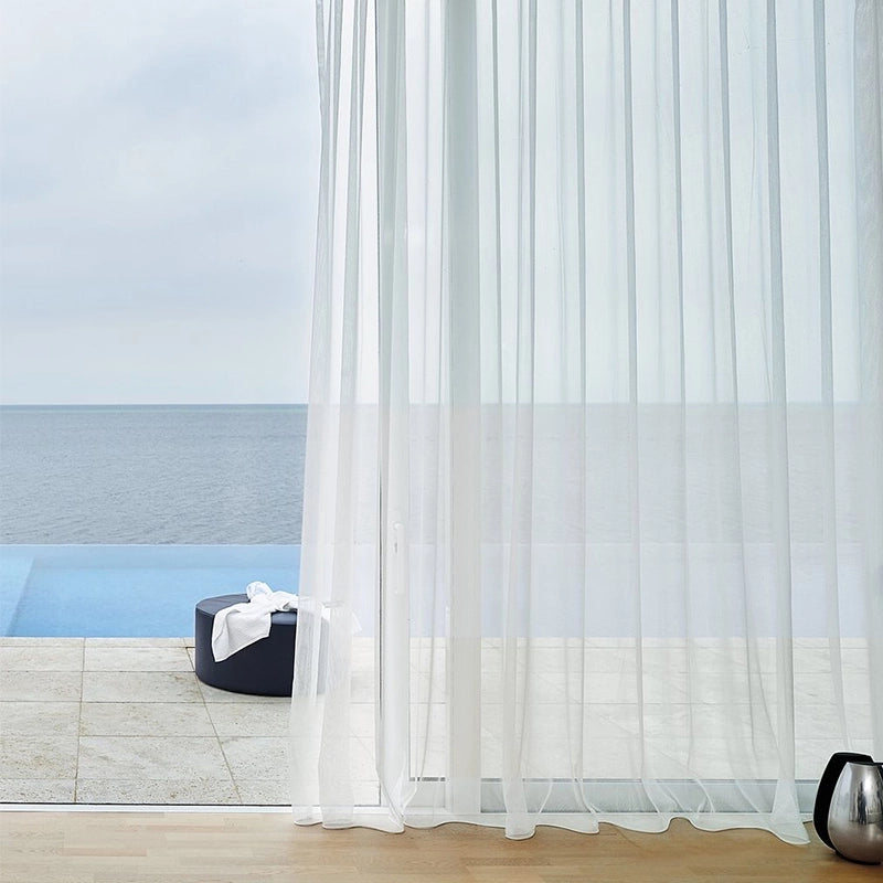 Elsa Reloaded – hochwertige transparente Gardine nach Maß Voile in 102 modernen Farben