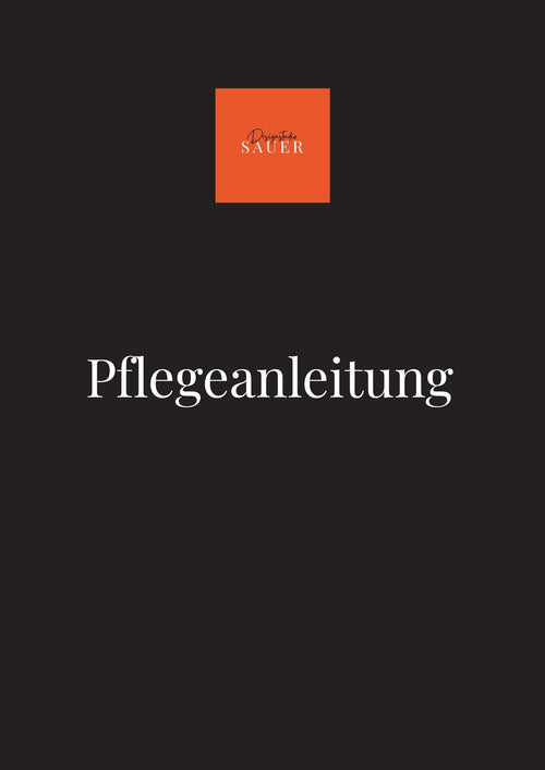 Pflegeanleitung